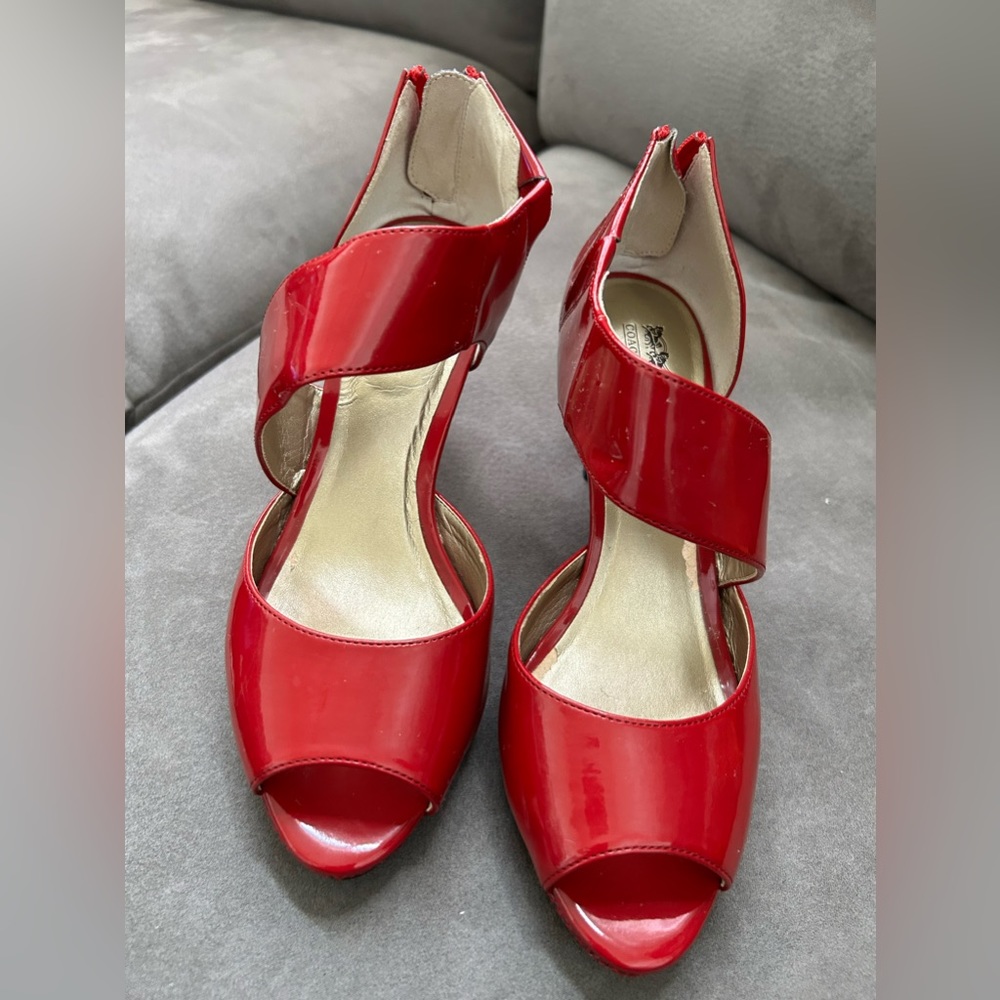 Coach Red Sandals Size 7